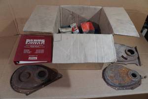lot 330 image: Assorted Parts - Timing Chain Covers, Caps