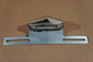 lot 411 image: Chrome License Plate Mount with Light