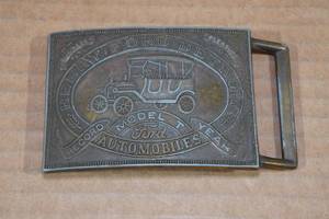 lot 422 image: Ford Model T Belt Buckle
