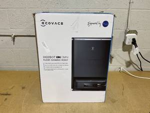 lot 51 image: ECOVACS DEEBOT X2 Omni Robot Vacuum and Mop, 15mm Auto Mop Lift, Hot Water Mop Washing