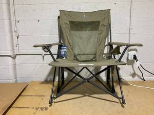 lot 113 image: GCI Outdoor RoadTrip Rocker Foldable Rocking Camp Chair
