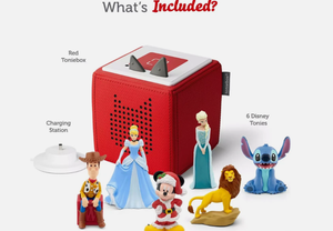 lot 12 image: Disney Bundle Toniebox 6 Disney Tonies, Lion King, Frozen, Lilo Stitch, Mickey