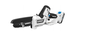 lot 38 image: Hart 20 volt 6-inch Battery-powered Pruning Chainsaw Kit HGCS071