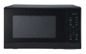 lot 206 image: Mainstays 1.1 Cu. ft Microwave Oven in Black