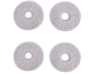 lot 233 image: LOT OF 6 ECOVACS Washable Mopping Pads 4 PCS - For DEEBOT X1Series Omni Models, Gray