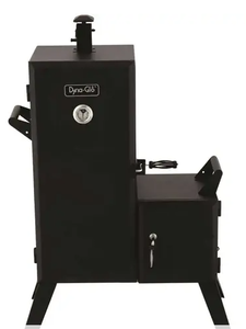 lot 68 image: Dyna-Glo DGO1176BDC-D 36 in. Vertical Off-Set Charcoal Smoker Black