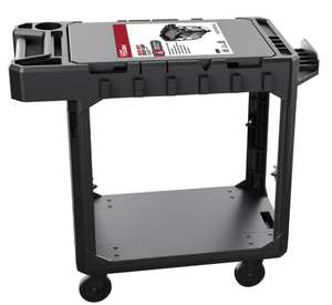 lot 73 image: Hyper Tough Hyper Stack 3-Shelf Multi-Use 36 Commercial Utility Cart
