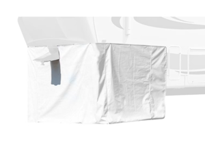 lot 81 image: ADCO 5th Wheel Storage Skirt 64 High, Polar White