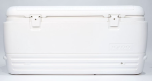lot 89 image: Igloo 120 qt. Quick & Cool Polar Ice Chest Cooler, White