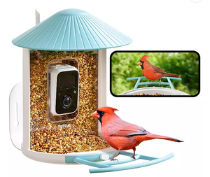 lot 92 image: Birdfy Smart Bird Feeder w FHD Camera