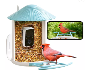 lot 93 image: Birdfy Smart Bird Feeder w FHD Camera