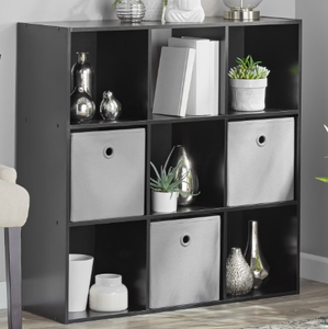 lot 109 image: Mainstays 9 Cube Storage Organizer