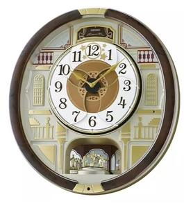 lot 129 image: Seiko Melodies in Motion 2024 Musical Wall Clock, Limited Edition Quartz Movement Exclusive