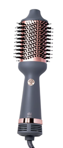 lot 326 image: Hairitage Ceramic Volumizing Blow Dryer Brush for Curling and Straightening