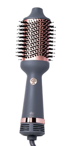 lot 327 image: Hairitage Ceramic Volumizing Blow Dryer Brush for Curling and Straightening