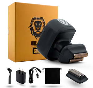 lot 328 image: One Lion Gold PRO Foil shaver  Two foil options Standard and Sensitive included