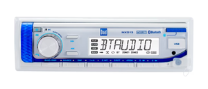 lot 348 image: Dual MXD13 1-DIN MP3USBAUXAMFMBluetooth Marine Audio Digital Media Receiver