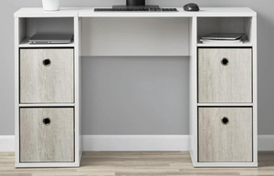 lot 411 image: Mainstays 4-Cube Storage Desk