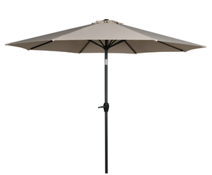 lot 114 image: Mainstays 9 Tan Crank Lift and 3 Position Tilt Patio Umbrella
