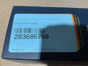 lot 185 image: Simplisafe Video Doorbell Pro