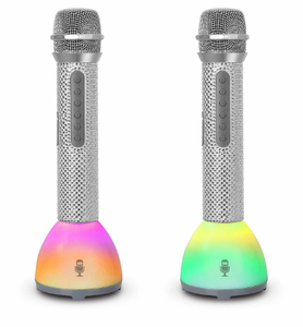 lot 170 image: Singing Machine Bling Duets Wireless Walkie-Talkie Microphone