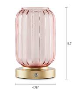lot 192 image: LOT OF 3 Mainstays Rechargeable 8.5 Accent Lamp By Berry G. and Alejandra