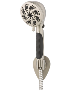 lot 386 image: Oxygenics Fury RV Brushed Nickel Handheld Shower Head