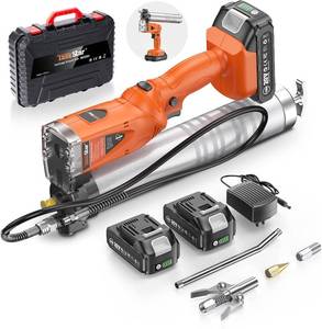 lot 3 image: TaskStar 2-in-1 Electric Grease Gun