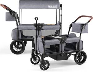 lot 44 image: Harppa Wagon Stroller for 2 Kids