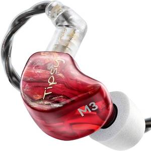 lot 59 image: Tipsy M3 Professional IEM for Musicians (Red)