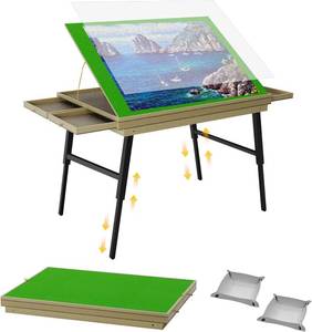 lot 67 image: Auoleru Large Puzzle Board Table