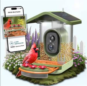lot 79 image: Rayki Smart Bird Feeder with Camera