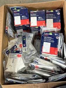 lot 51 image: Box of Electrical Wall Plates