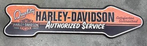 lot 14 image: Harley Davidson Wood Sign 31 12 Long
