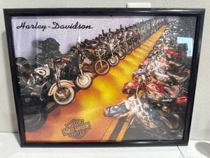lot 17 image: Harley Davidson Puzzle 19x25