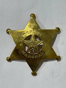 lot 44 image: Deputy Marshall Brass Badge