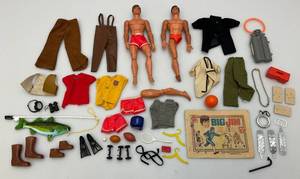 lot 6 image: Vintage 1971 Big Jim Action Figures With Accessories