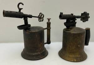lot 28 image: Antique Blow Torches