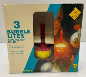 lot 34 image: Vintage Bubble Lights In Original Box