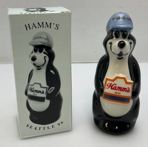 lot 70 image: Vintage HAMMs Seattle 96 Bear Figure (New In Box)