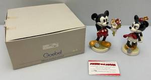 lot 71 image: Vintage Goebel Collectors Club Walt Disneys  Mickey And Minnie Mouse 7 Figurines Limited Edition 1,57210,000 With COA