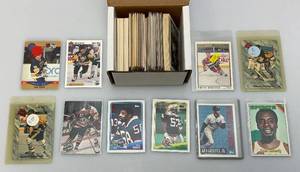 lot 92 image: Misc. Unsorted Sports  Cards Some In Protective Sleeves