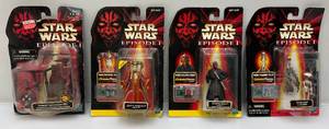 lot 113 image: Vintage Star Wars Episode One Action Figures (NOC)