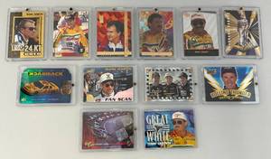 lot 114 image: Misc. NASCAR Trading Cards Slabbed