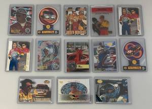 lot 126 image: Misc. NASCAR Trading Cards Most Double Sleeved