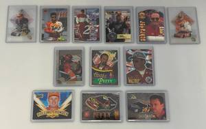 lot 128 image: Misc. NASCAR Trading Cards Most Double Sleeved
