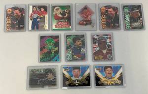 lot 129 image: Misc. NASCAR Trading Cards Most Double Sleeved