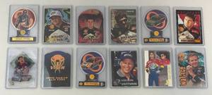 lot 130 image: Misc. NASCAR Trading Cards Most Double Sleeved