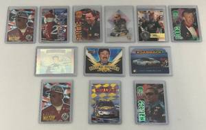 lot 133 image: Misc. NASCAR Trading Cards Most Double Sleeved
