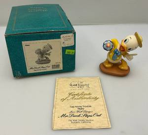 lot 169 image: Vintage WDCC Huey Duck Figurine  With COA In Original Box